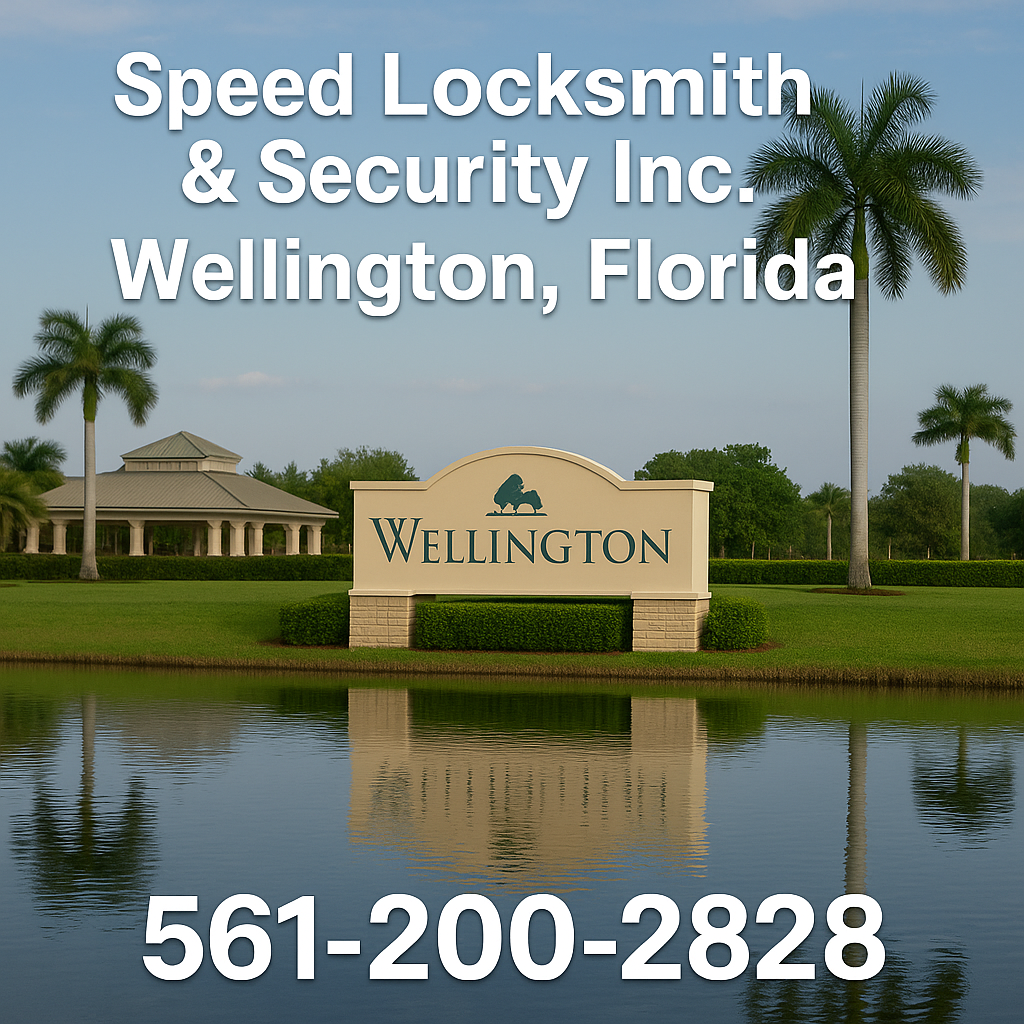 Locksmith Wellington FL trusted locksmith and security services